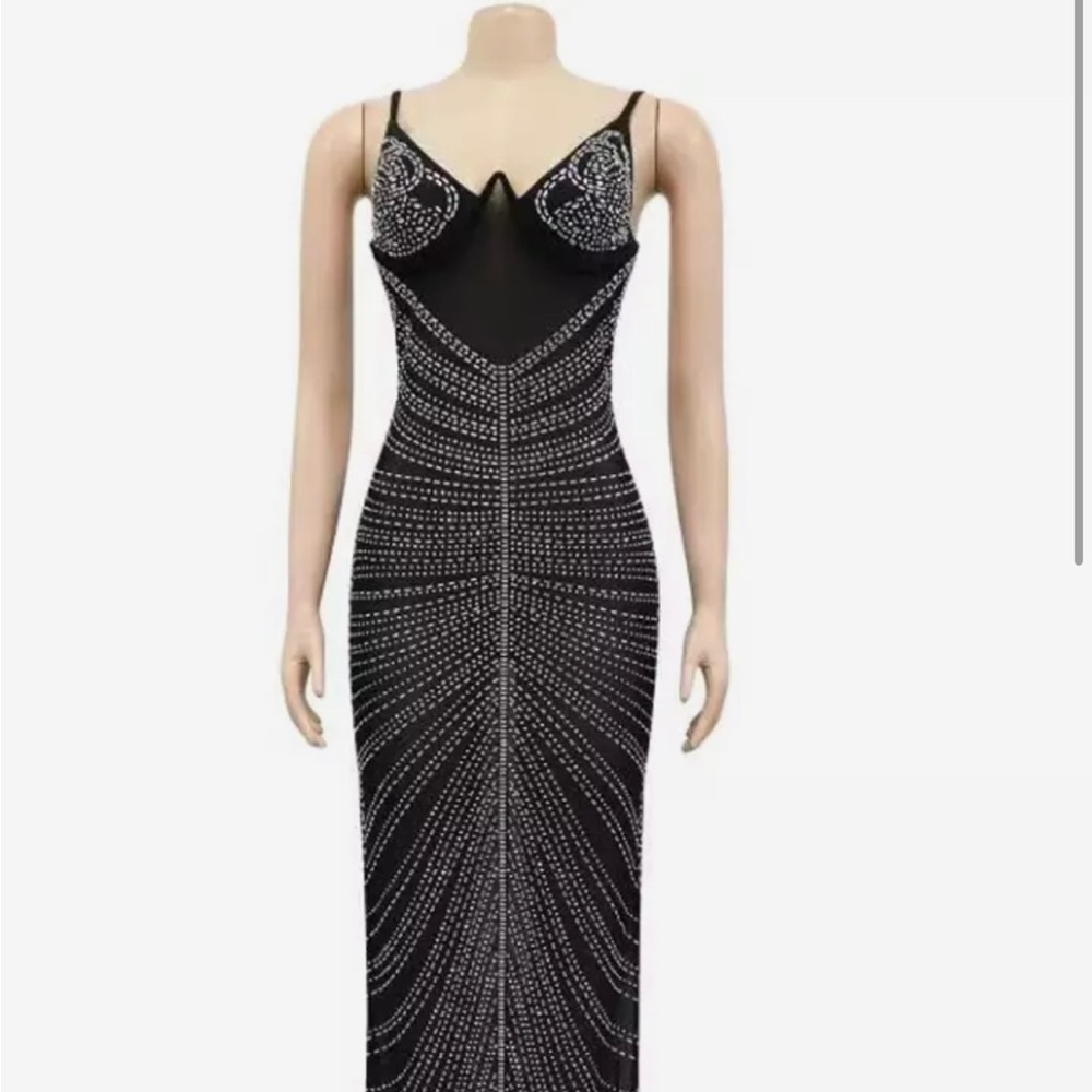Custom birthday dress with hand crafted diamonds 💎